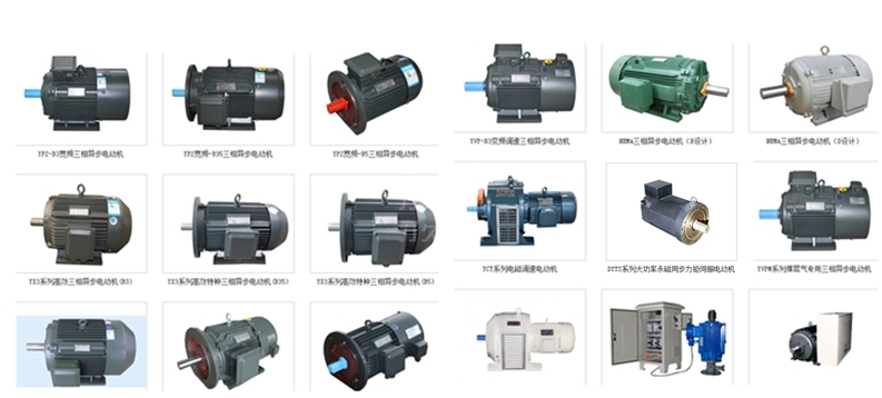 部分高效電機、特種電機產(chǎn)品